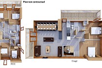 Les Balcons de Val Thorens Spa 7-kamer apt. voor max. 14 pers. map